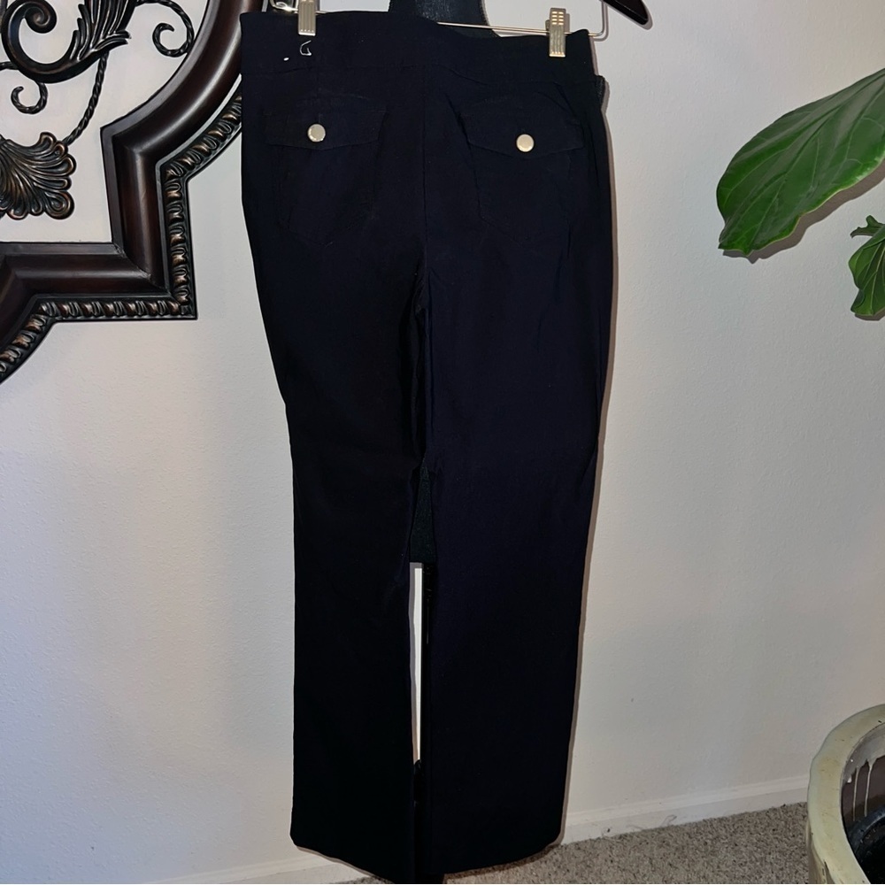 ANNE KLEIN Women’s Black Viscose Blend 4 Pocket Pants Size 6 NWOT